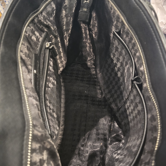 Karl Lagerfeld Paris Multicolor Logo Print Zipper Tote Bag - Picture 6 of 8